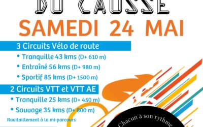 🚵🚴 Rando cyclo du causse 24 mai 25