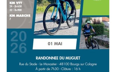 Randonnée du Muguet au Monastier 1er mai 2026